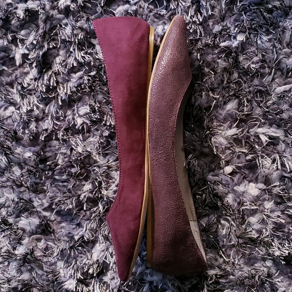 NWOT Steven Two-Tone Leather Pointed Flats - 8.5 - Picture 2 of 3